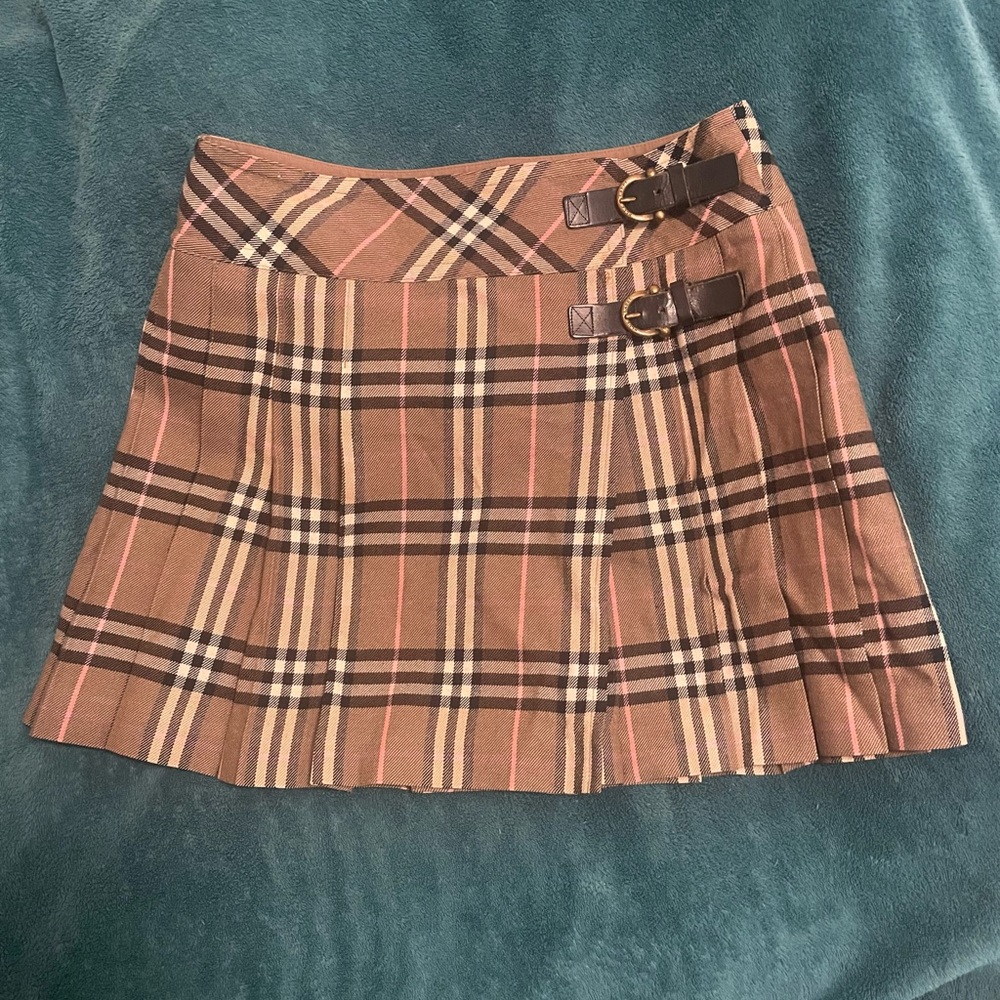 Flawed - burberry mini skirt